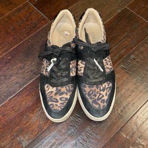 Gently Loved Leopard Print Naturalizer Sneakers